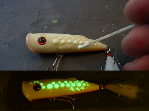 Fishing Lures Dark Fluorescent Glow-On 20g Green Luminous Paint For Gun Sights 